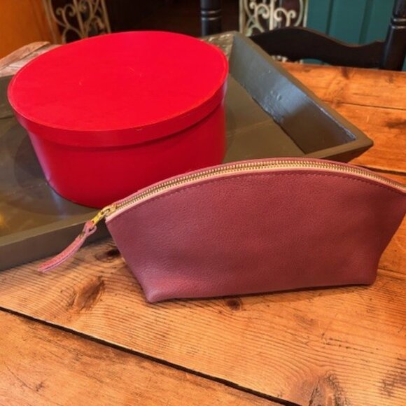 Portland Leather Eclipse Pouch (Large Version) ~ Plum - Picture 2 of 6